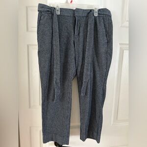 Banana Republic belted crop pants